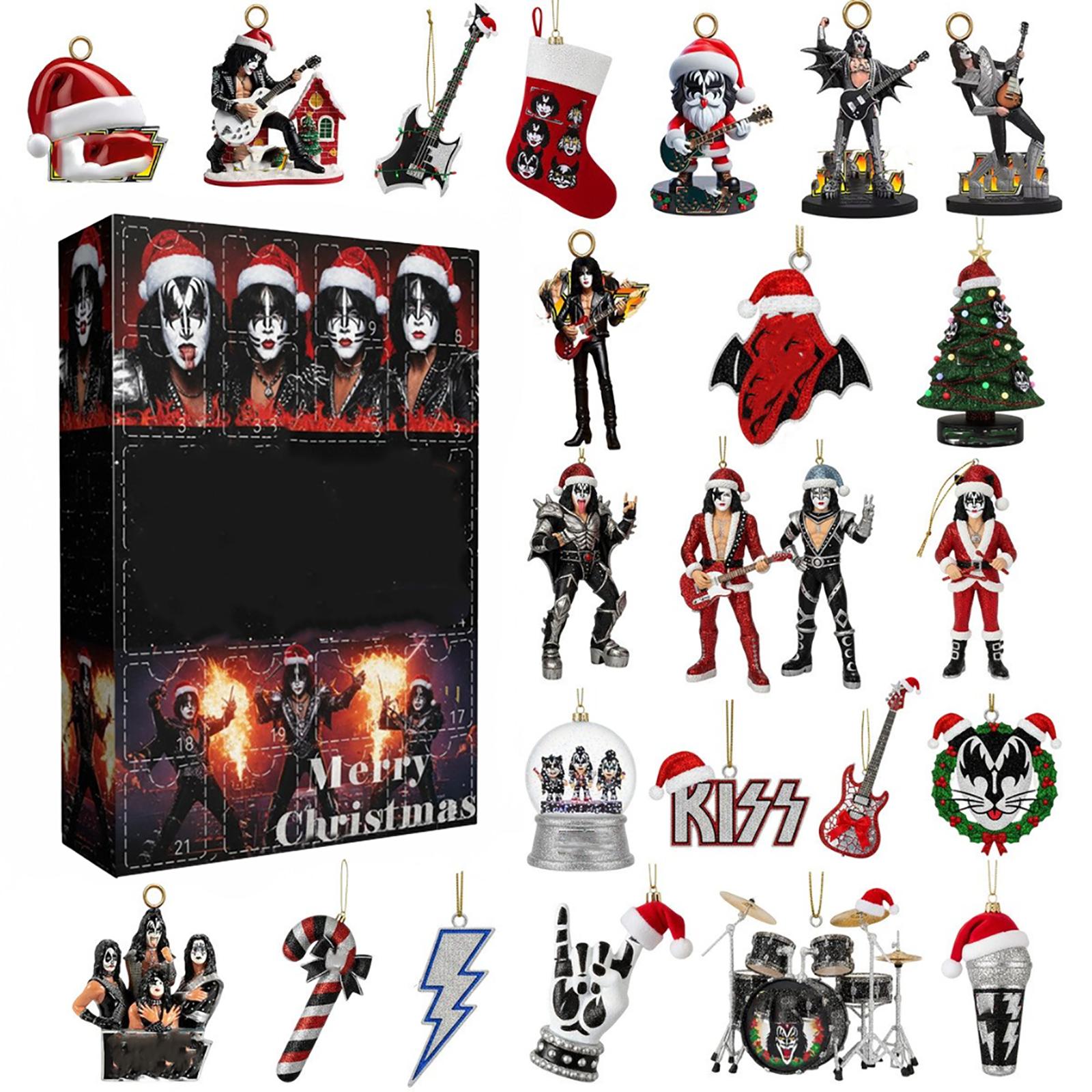 

2D Plane+airplane Box +24PC Band Countdown Box Christmas Advent Calendar One Size чёрный