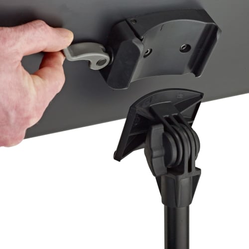 K&M Orchestra Music Stand with Steel Surface [11870] Color: Black