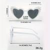Chic Heart-Shaped Faux Pearl Sunglasses For Women - Anti-Reflective Perfect For Casual Events & Music Festivals