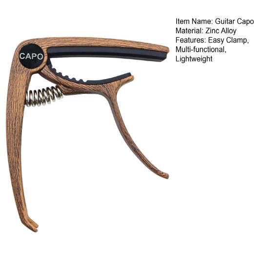 Guitar Capo for Acoustic Electric Guitar Zinc Alloy Metal Capo for Ukulele Mandolin Banjo Guitar Accessories