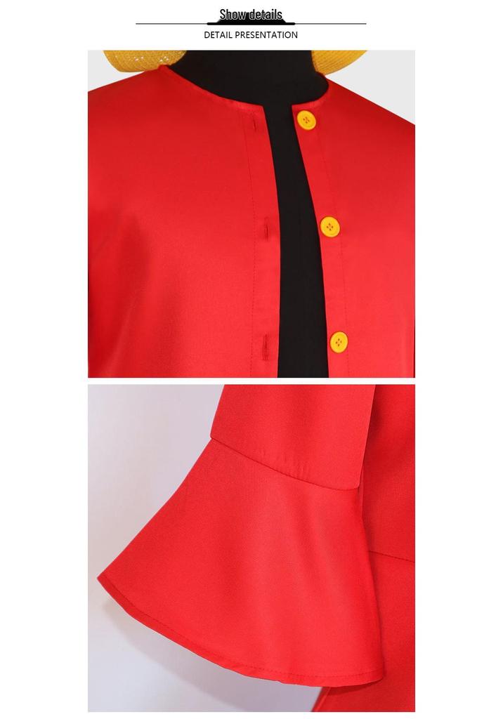 Two Years Later Luffy Costume for Kids - One Piece Cosplay Outfit