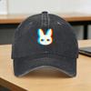 Baseballkappe Kaninchen Rave Kunst RGB Glitch EDM Festival Sommer Lässig Truckerhut Outdoor Dropshipping Baseballkappen