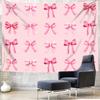 Love Pink Girly Aesthetic Tapestry Wall Hanging For Teen Girls Room Bedroom Dorm Decor, Kids Wall Hanging Decor Tapestries