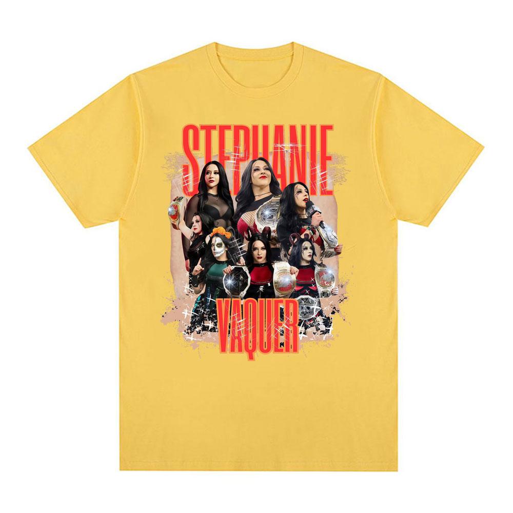

2026 New Style Stephanie Vaquer Printed Tshirts Unisexs Womens Clothing Fashion Vintage T Shirt High Quality 100 Cotton Tshirt 4XL
