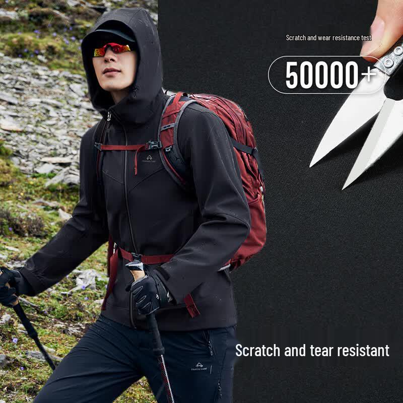 Tuoluzhe Men's Windproof Waterproof Softshell Jacket