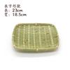 Handwoven Bamboo Dustpan Basket, Farmhouse Fruit Tray for Hotel Kitchen, Rustic Steamed Bun Holder Decor