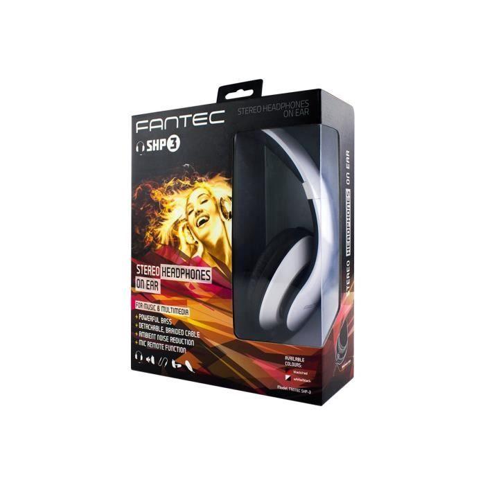 Casque - fantec - shp-3 - sur-oreille - filaire - isolation acoustique