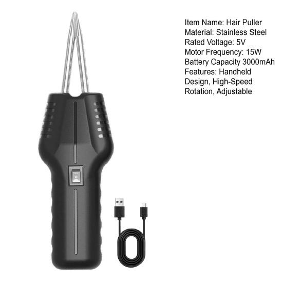 Electric Poultry Plucker Handheld Chicken Pulling Machine High-Speed Rotation Automatic Tightness Adjustment Stainless Steel Hair Remover