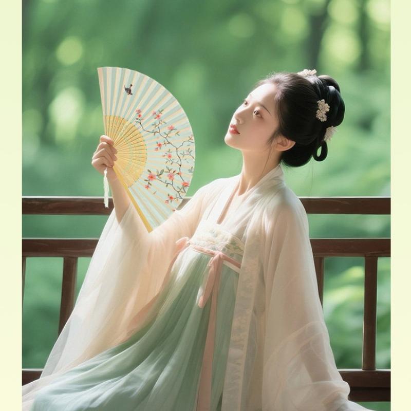 Chinese Style Bamboo Folding Hand Fan Feather Print Handheld Fan for Dance Photo Home Decor Gift