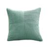 Corduroy Throw Pillowcase Soft Striped Removable Throw Pillow Cover for Easy Care Living Space