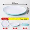 Two-color Round Melamine Stir-fry Plates & Rice Bowls for Hotel Buffet Restaurants