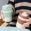 Debo Paulina Portable Stainless Steel Coffee Cup with Straw