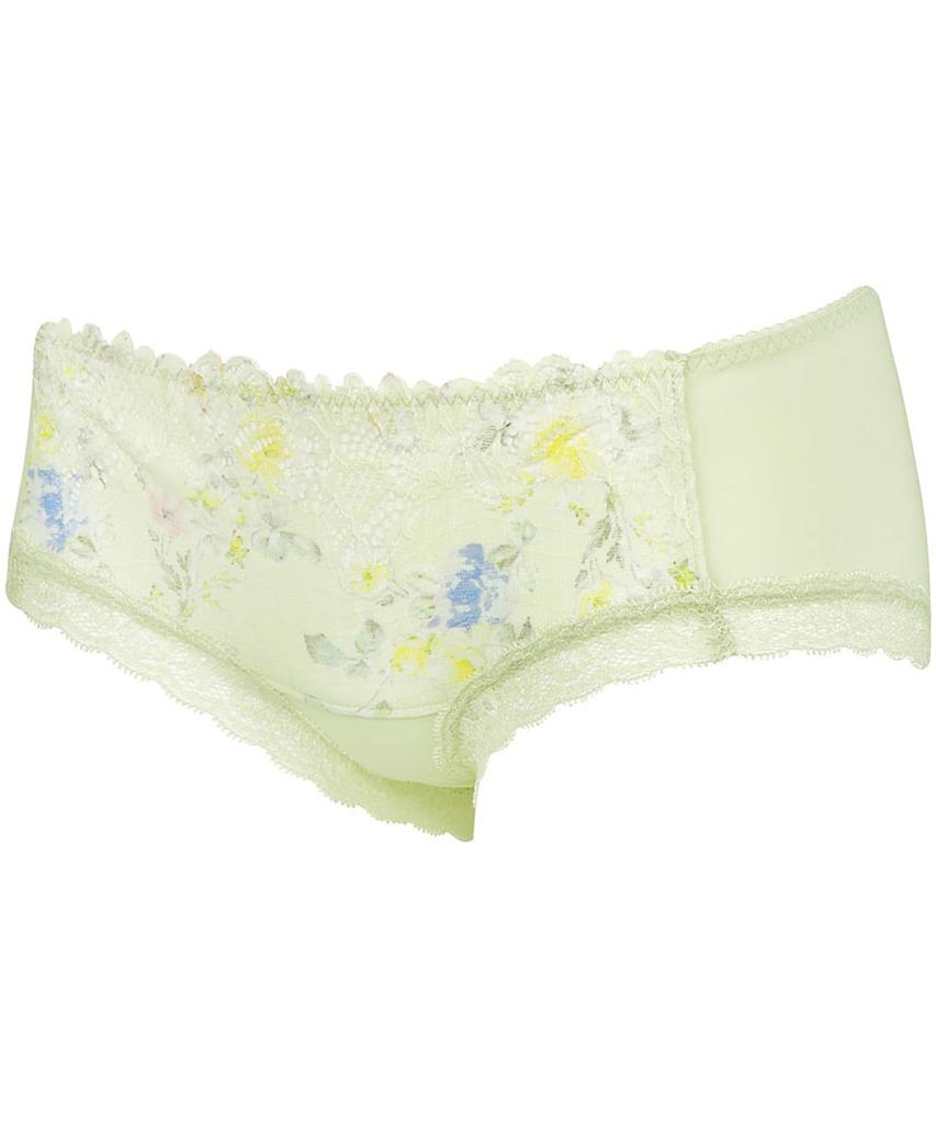 Wacoal Panties Bra with Sleek Pair with Asam Jersey Material PRA633 ME M Boy-Length (Ribbon Sides) BRB433, Length, Nylon-Bear (Back),