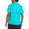 Timberland Solid Color Button-Down Short Sleeve Shirt Men shirts Green A68DH-E34