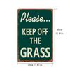 Retro Style Metal Wall Plaque for Home Decor