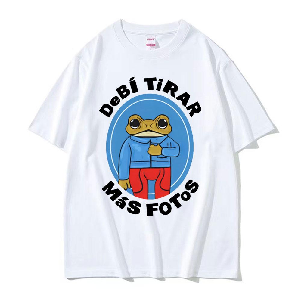 Debi Tirar Mas Fotos New Album DTMF Tshirts Bad Bunny Merch T Shirts Unisex Women Fashion Cartoon Casual Comfort Oversized T Shirt