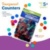Learning Resources Transparent Counters Colorful Counters Transparent Marbles LER 0131