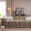 American Retro Non-Slip Stain-Resistant Jacquard Tassel Sofa Cover