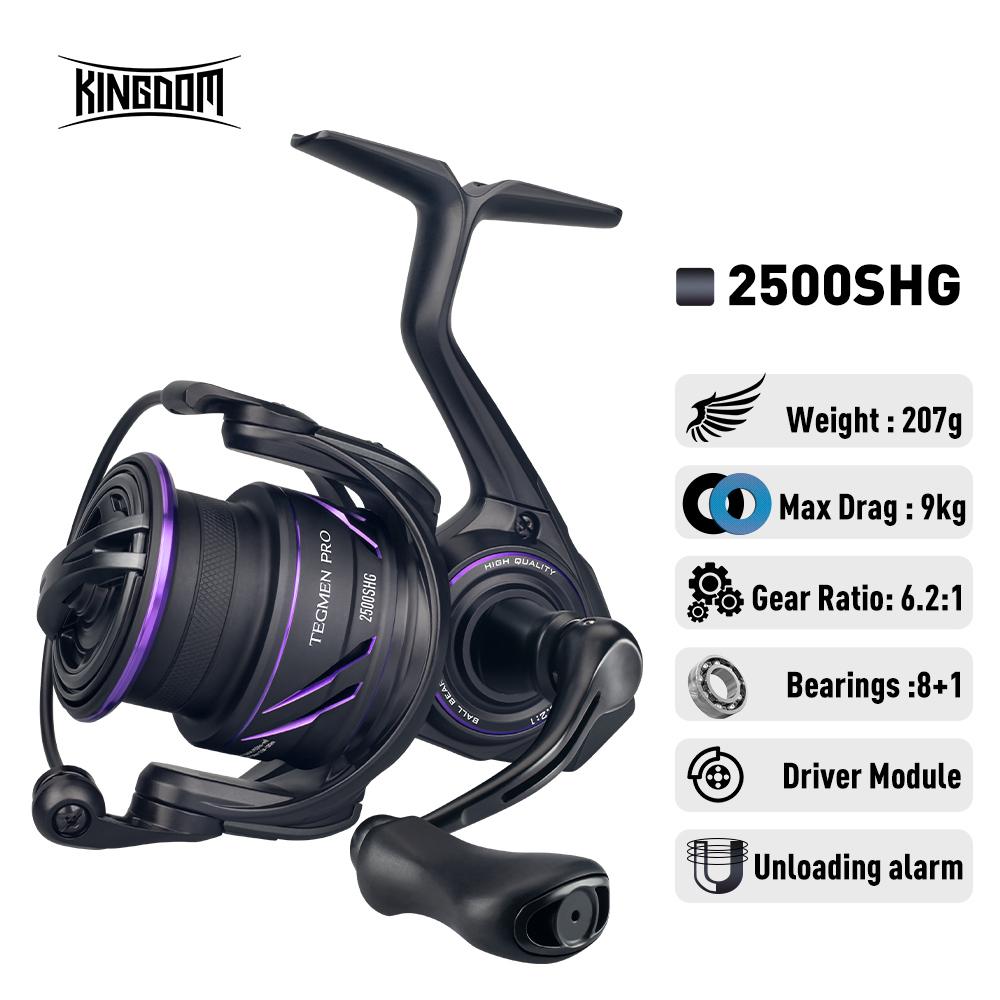 Cheap Kingdom TEGMEN PRO NEW Spinning Fishing Reel C2500SHG