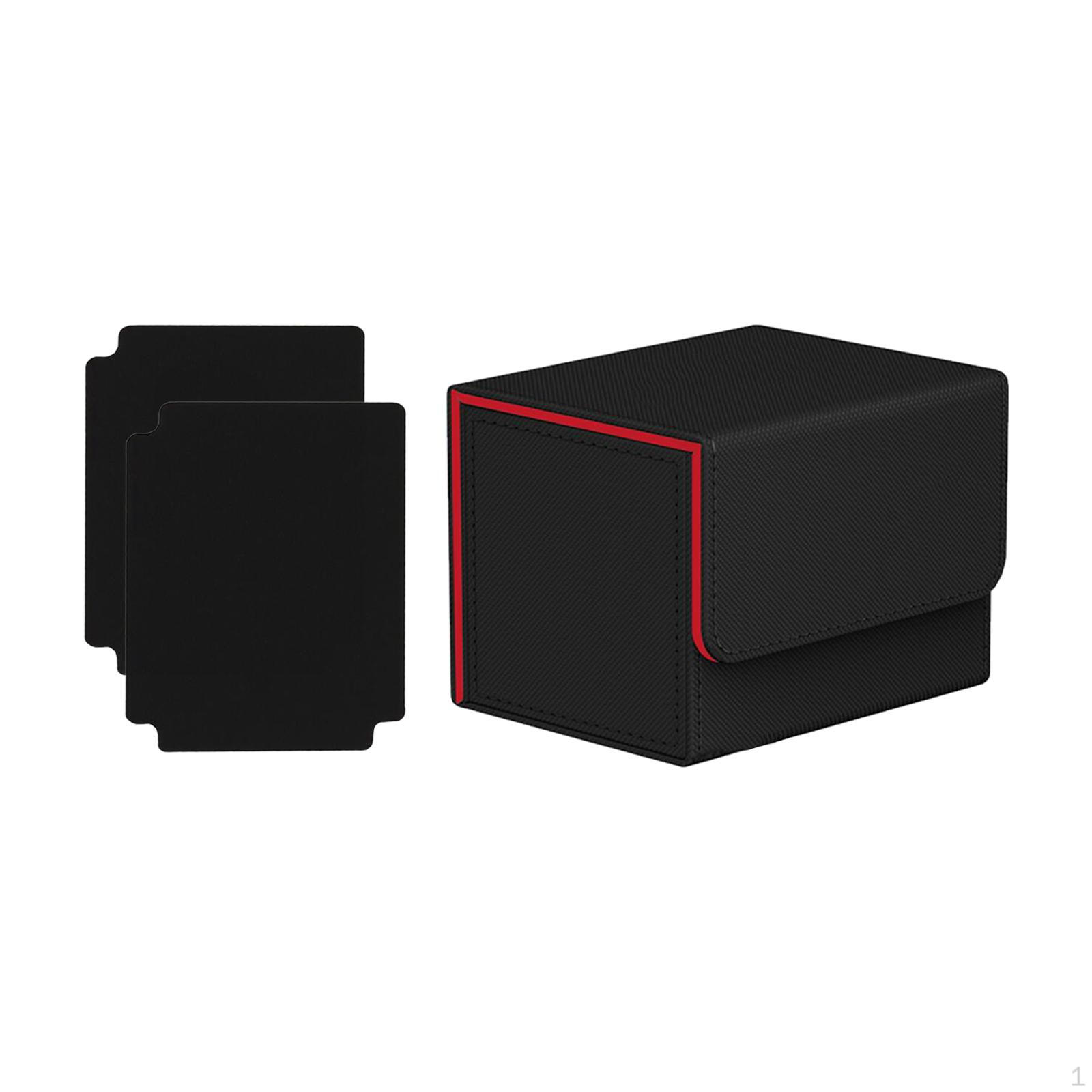 Решение для хранения колод карт для коллекционных карточек - Вмещает 140+ Black Red