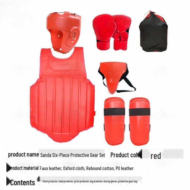 Set di Protezioni per Combattimento Sanda