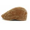 Autumn Winter Corduroy Cap Men Beret British Cap Forward Cap
