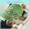 Christmas Smiling Soft Tree Plush Cushion With Pp Cotton For Cozy Home Decor