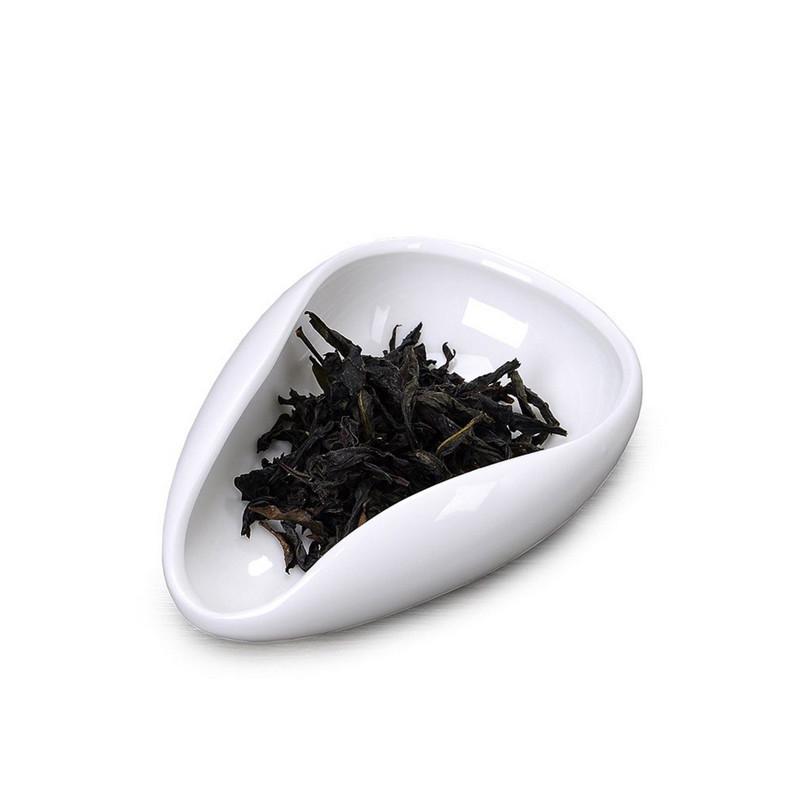 Dehua Porcelain Tea Scoop and Spoon with Logo Customization - Tea Ceremony Accessory