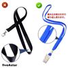 fiveAstar ID Card Holder Neck Strap Name Tag Hanging Event Staff Pass Business Card Employee ID Case Holder Neck Exhibition Waterproof Set Horizontal