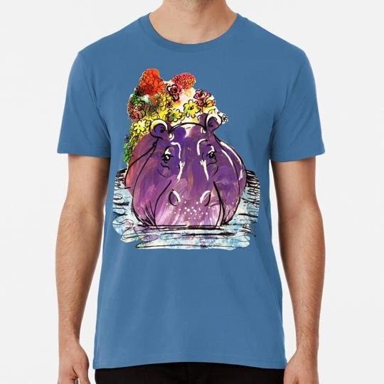 Flora Hippo Size S to 5XL Made in the USA T-Shirt S