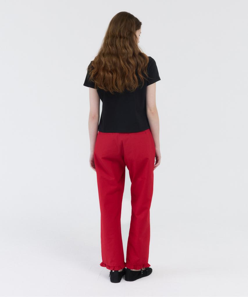 GBH APPAREL Frill Pants / Red