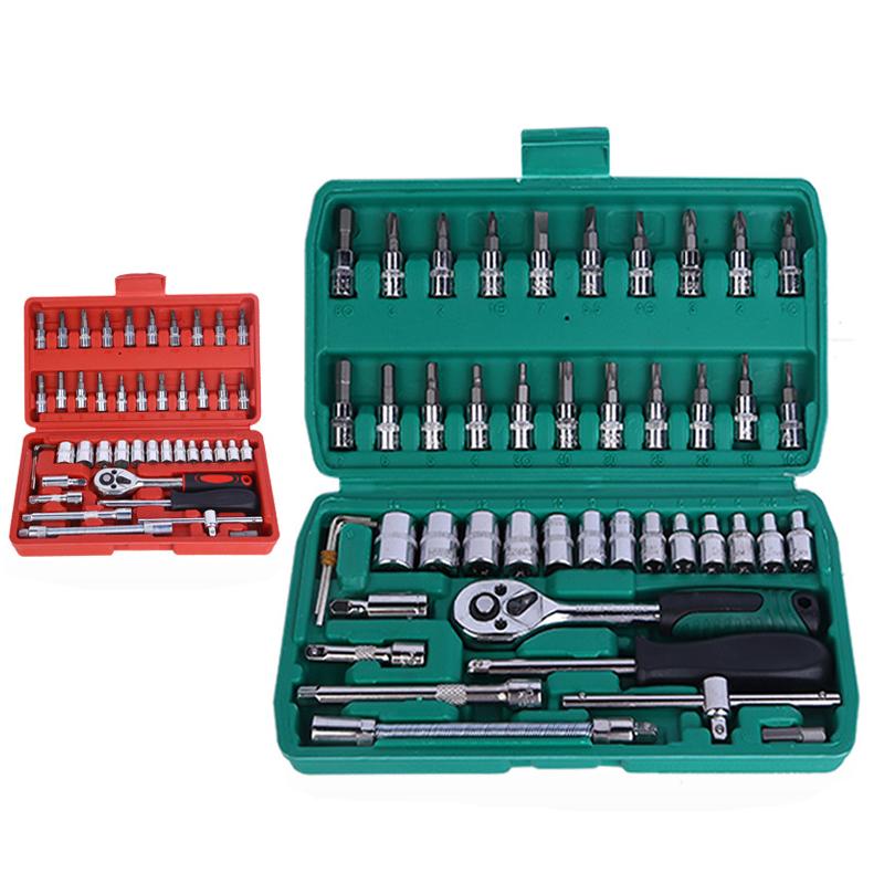 

Многофункциональный набор гаечных ключей с головкой для автомобиля, мотоцикла, бытовой гаечный ключ, инструмент, инструменты для обслуживания автомобиля, бесплатно