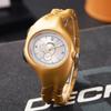 Medieval Special-shaped Decorative Plastic Watch Twisted Retro Fashion High-end Ins Niche Quartz Watch