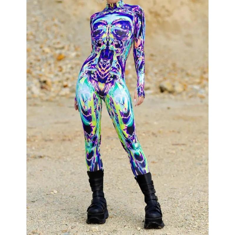 

3D цифровий друк сценічних костюмів для дорослих Хелловін події карнавал тематична вечірка косплей костюм гральний костюм комбінезон Adult XXXXL