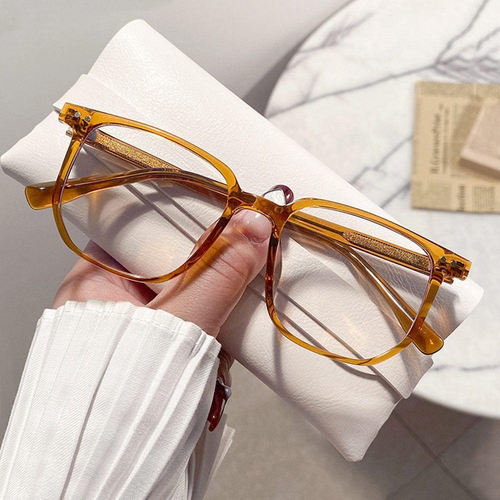 Fashion Vintage Oversized Anti Blue Light Glasses Office Computer Goggles Unisex Ultra Light Eyeglasses Women Men Gaming Eyewear