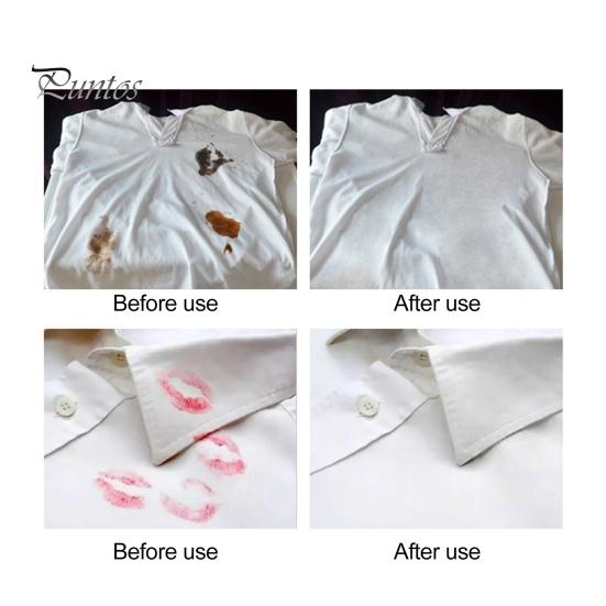 Quick Stain Removal Cleaner 1/2/3Pcs 120ml Laundry Remover Active Fabrics Enzyme High Efficient Garment