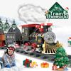 Classical Steam Train Toy - Electric Musical Railway with Lights, Ready Christmas Gift for Kids