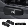 LMN1 Emblems For Volkswagen VW Car Knee Pad Leather Elbow Rest Pad Headrest Car Accessories Golf Jetta Passat Mk4 Mk5 Mk6 CC B5 B6 B7
