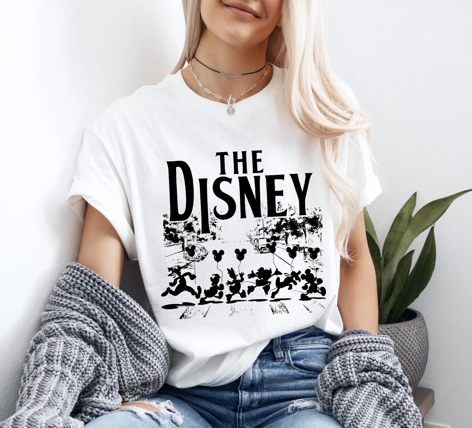 

Vintage Mickey and Friends Disney Trip Abbey Road Unisex Adult Kid Shirt 4XL