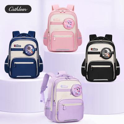 Ultra-Light, Large-Capacity Spine-Protective Schoolbag for Grades 3-6 – Unisex Children's Backpack