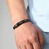 Vintage Herrläderarmband Handgjort Flätat Vaxad Snöre Armband Armring Tillbehör Hombre Hiphop Rock Omslutande Armband Gåvor Till Honom