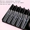 Brush Holder For Nail Multi-purpose Double Form Holder 10-Compartment With Color Palette Nails Art Tools Holder Storage Rack