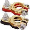 Uiz Automotive Car Top Post Battery Terminals Wire Cable Clamp Terminal Connectors Car Accessories 1 Pair 12V 24V
