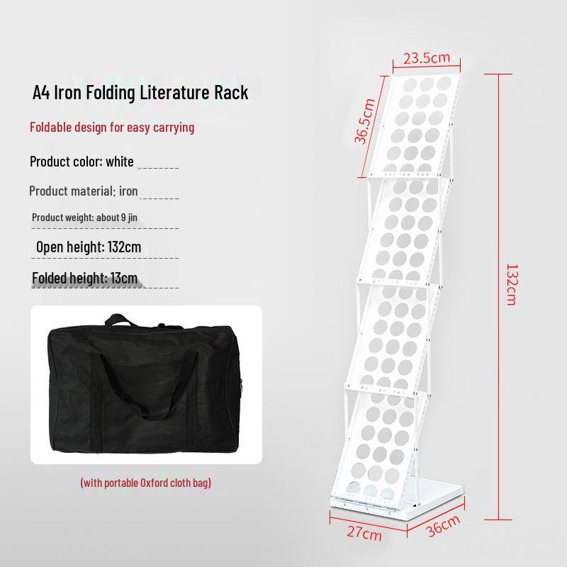 Shanghai A4 Telescopic Foldable Display Rack for Exhibitions and Promotions