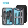 Kit de Manucure 10/15/25 Pièces Kit Complet Fonctionnalités Set Professionnel Acier Inoxydable Set de Pédicure Coupe-ongles Avec Étui Portable Idée Cadeau