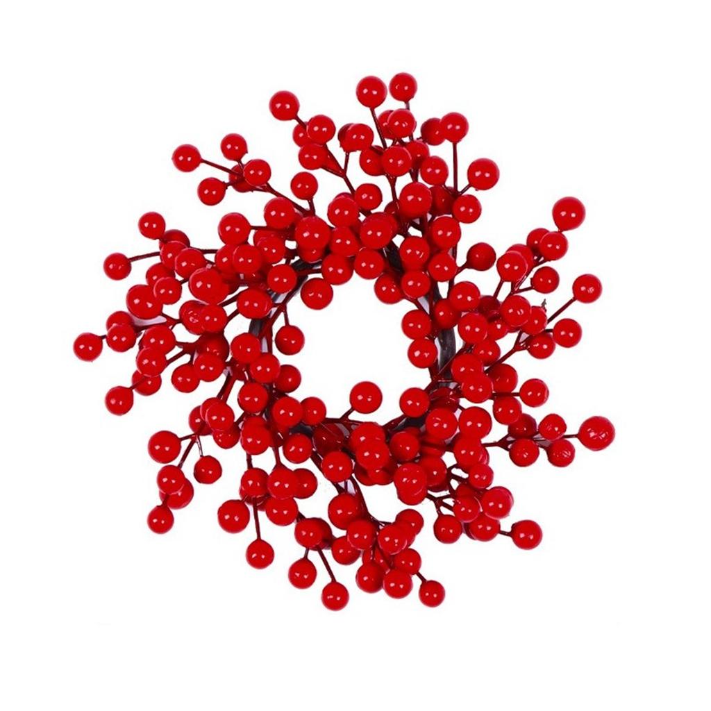 Artificial Berry Garland Wreath for Front Door Outdoor Seasonal Use