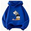 Y2K Funny Cat Graphic Kids Cat Children's Sweatshirt Casual Hoodies for Boys Girls Clothes