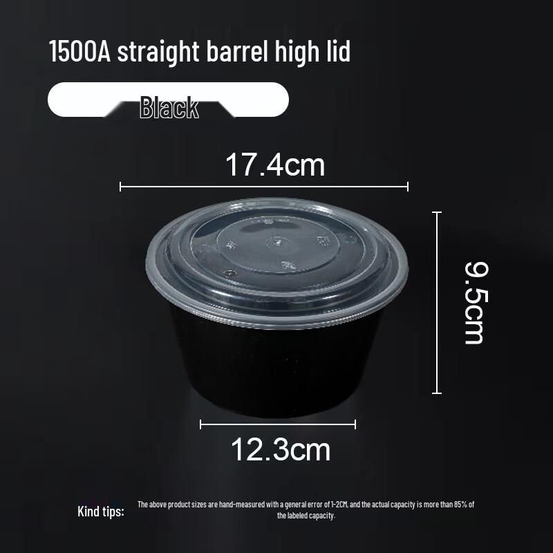 Yueyong Disposable Round Plastic Food Containers with Lids