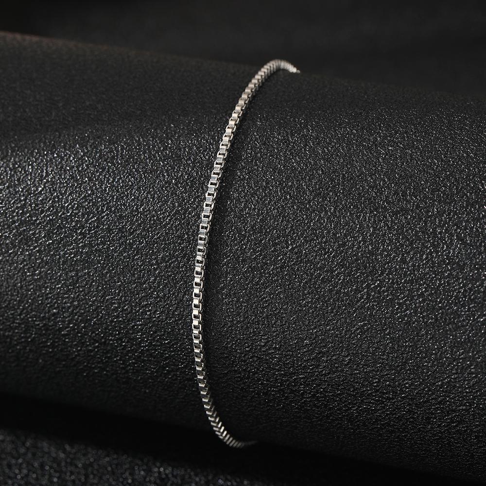 Edelstahl Fußkettchen Minimalistisches Beliebtes Design Nackte Kette Nicht verblassend Hochwertiges Fußkettchen Für Frauen Schmuck Alltagskleidung Neu