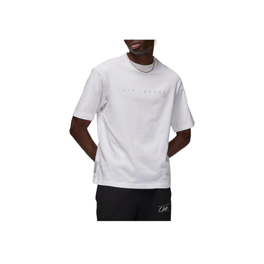 Air Jordan X Union T-Shirt White/Grey Haze Unisex Tops DV7343-100